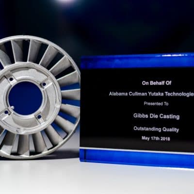 Gibbs Wins Awards for World Class Quality and Delivery