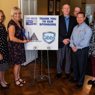 Gibbs Recognized as Top Donor to United Way