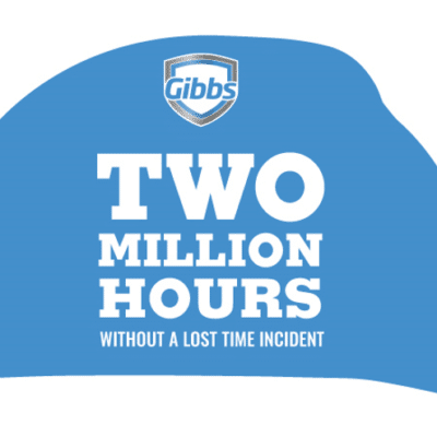 Gibbs Surpasses 2M Hours without Lost Time Incident